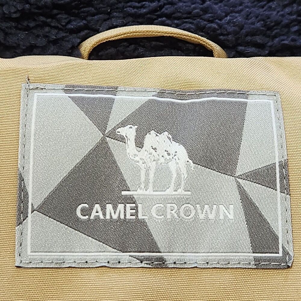 Camel Crown Mens ski Jacket Size XXL color Khaki Hooded Warm - Picture 11 of 16